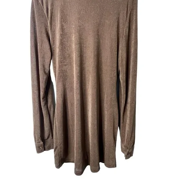 NWT With Jean Andy Dress in Chocolate Sz XL - Picture 7 of 10